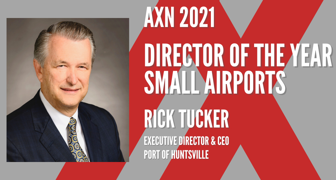 HSV's Tucker Named Director of the Year, Small Airports Division